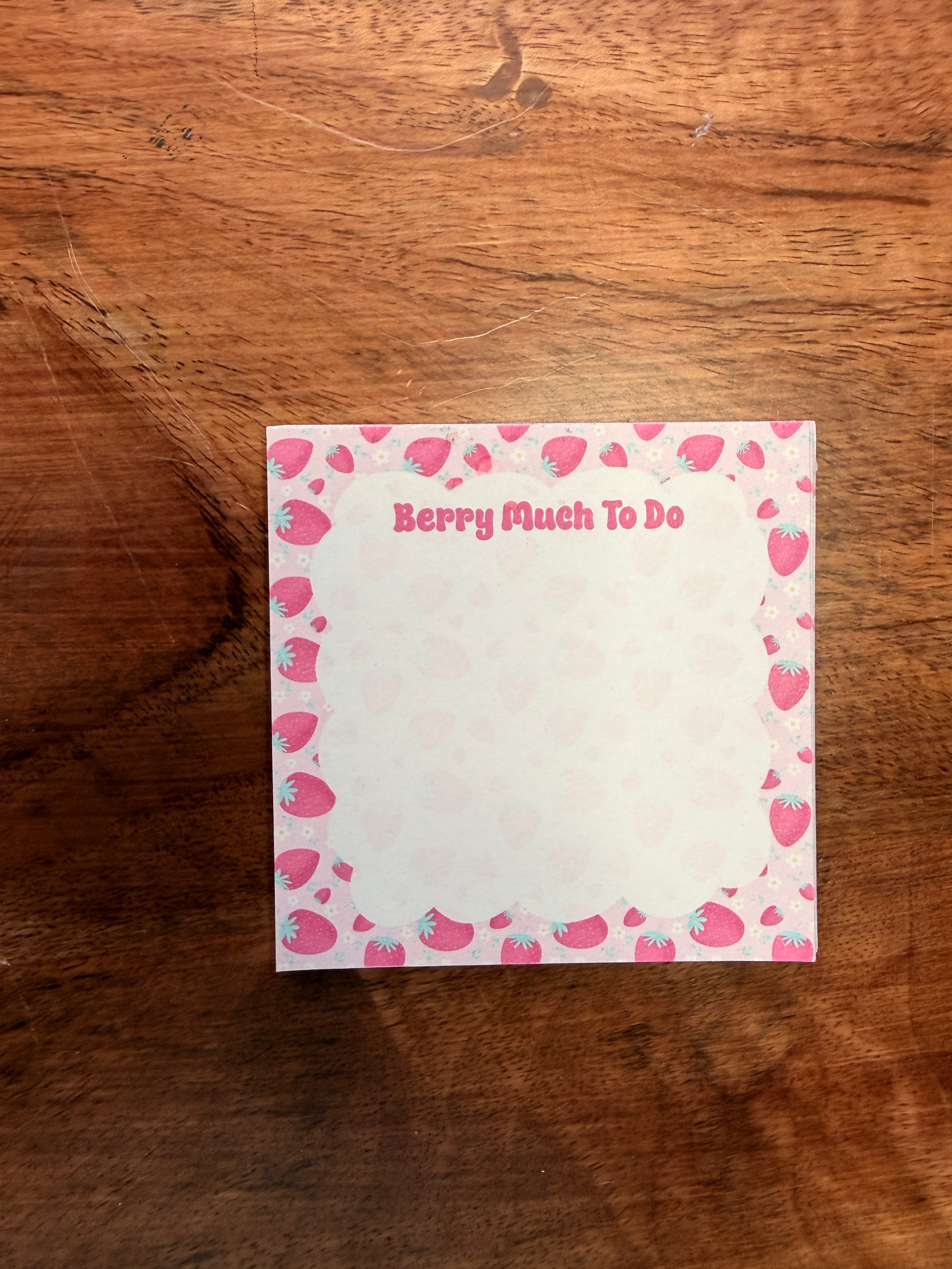 Berry Much To Do Sticky Notes