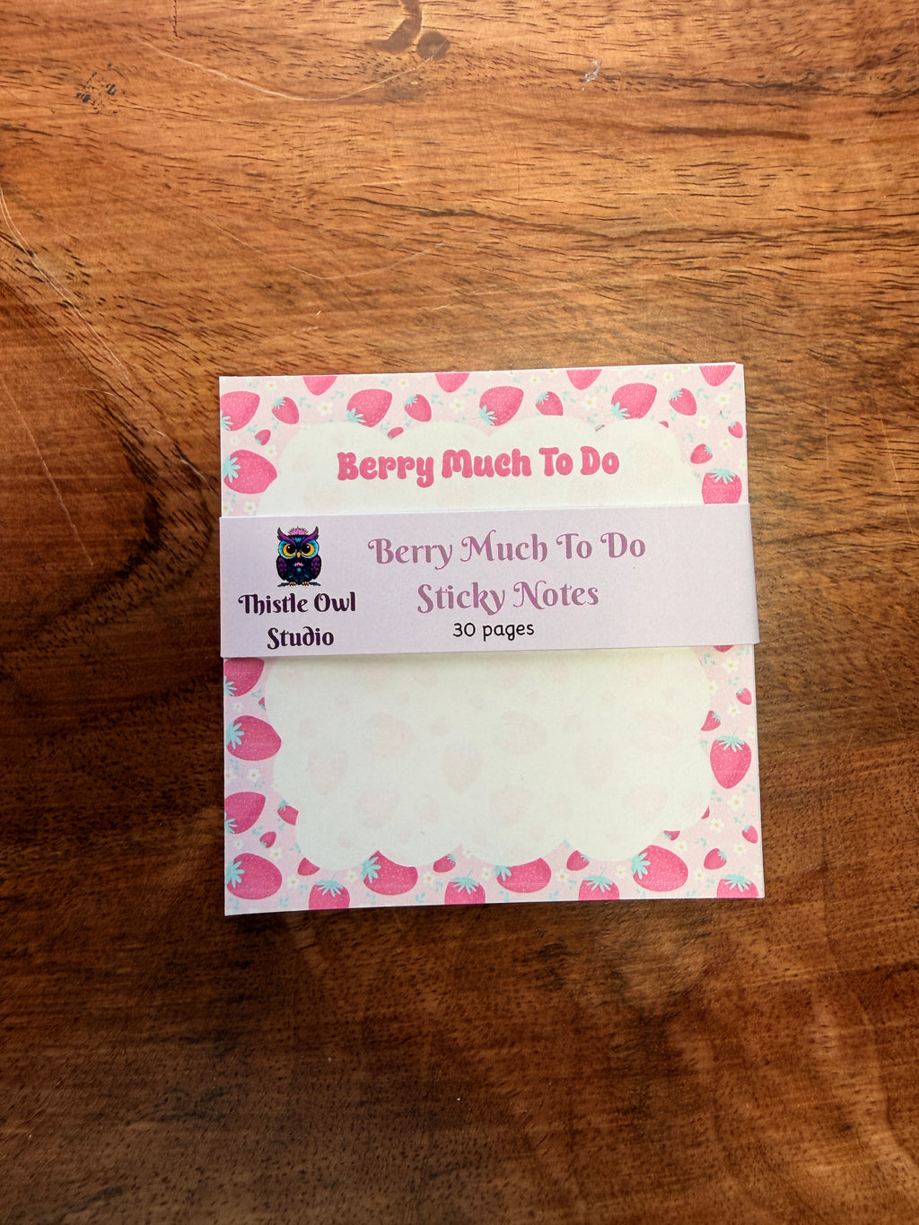 Berry Much To Do Sticky Notes
