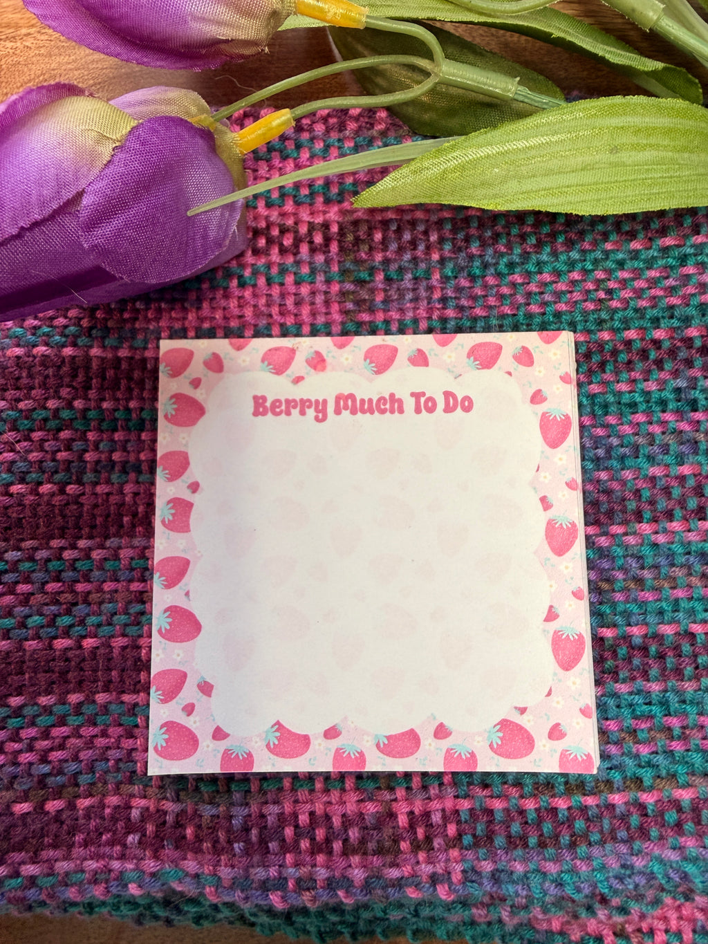 Berry Much To Do Sticky Notes