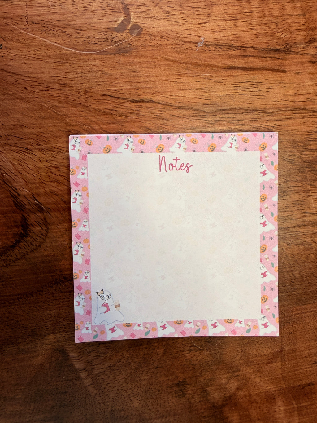 Bookish Ghost Sticky Notes