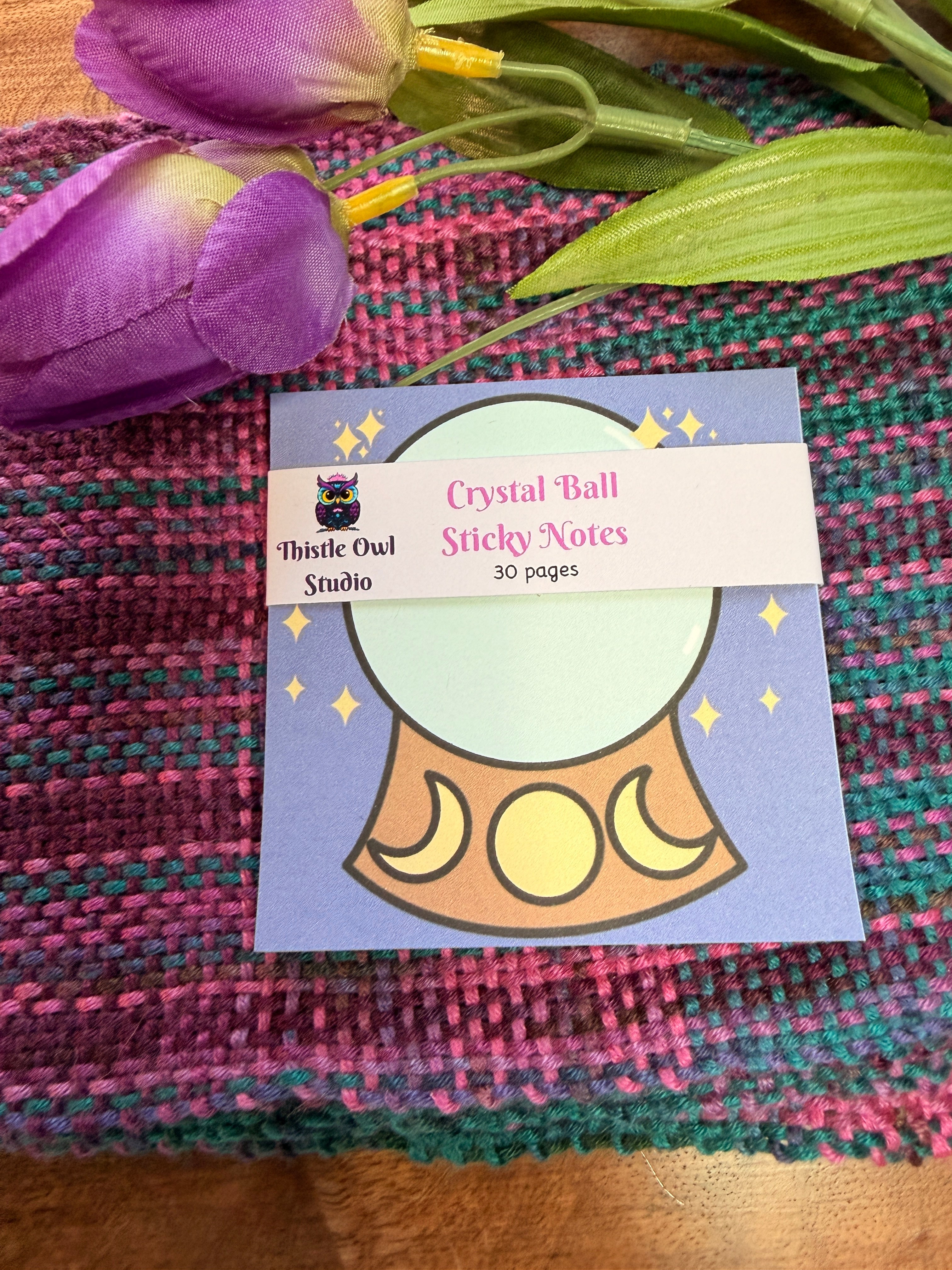 Crystal Ball Sticky Notes