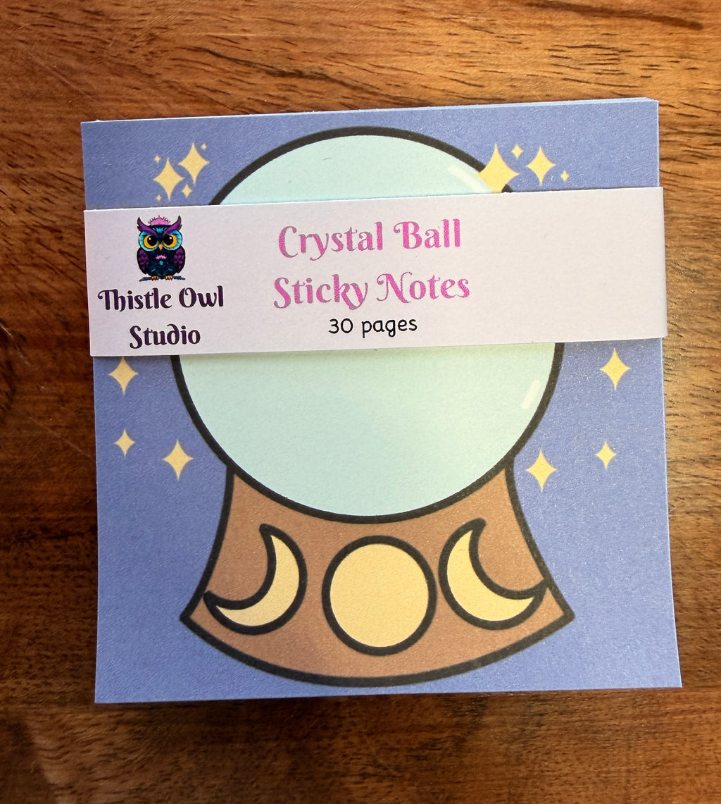 Crystal Ball Sticky Notes