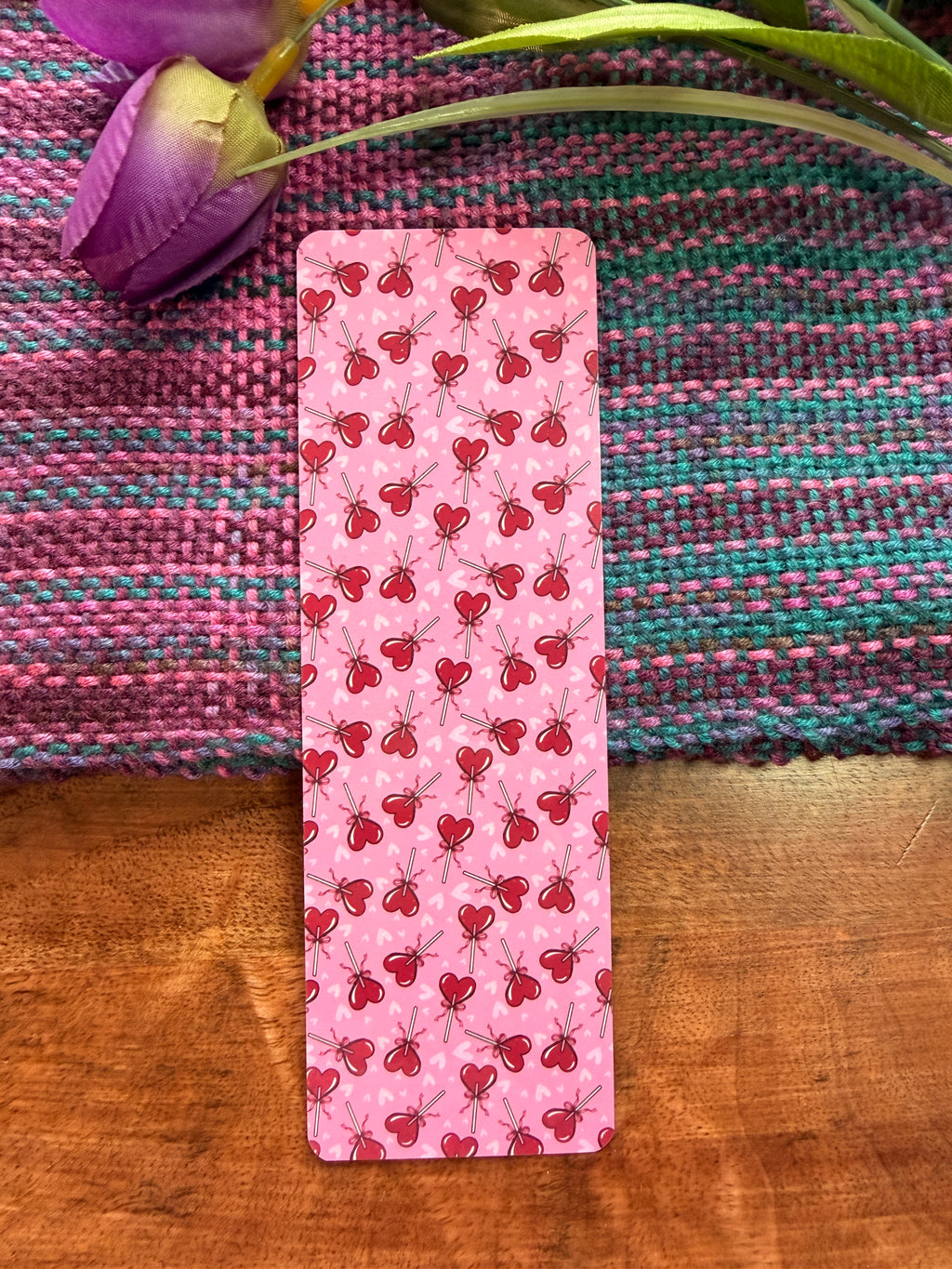 Heart Lollipop Bookmark