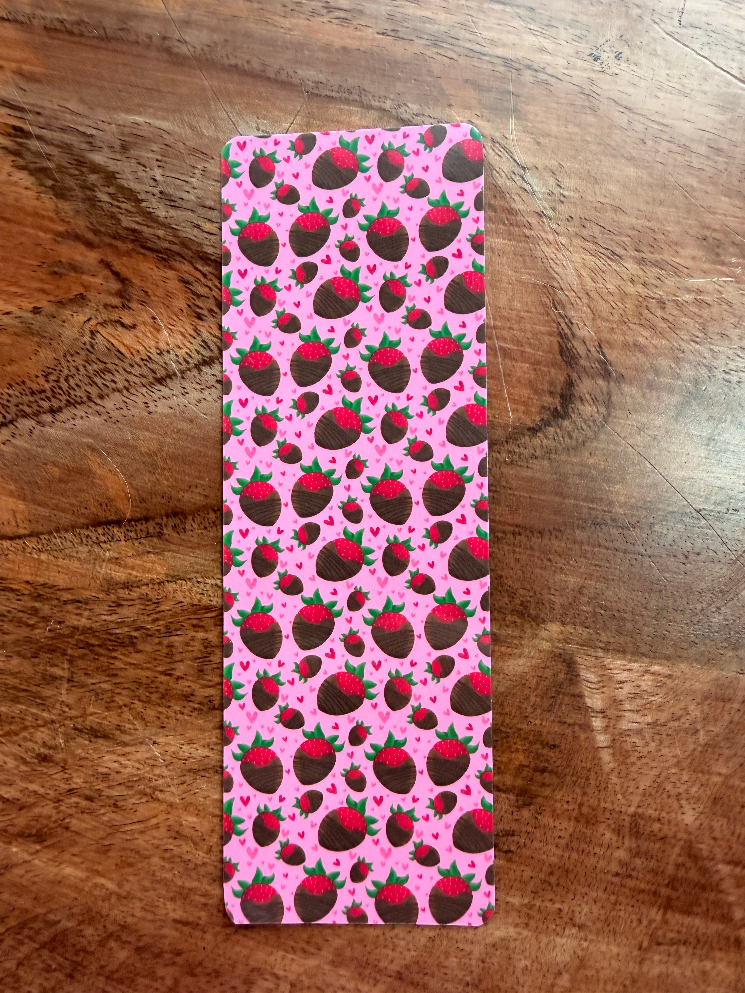 Chocolate Covered Strawberry Bookmark
