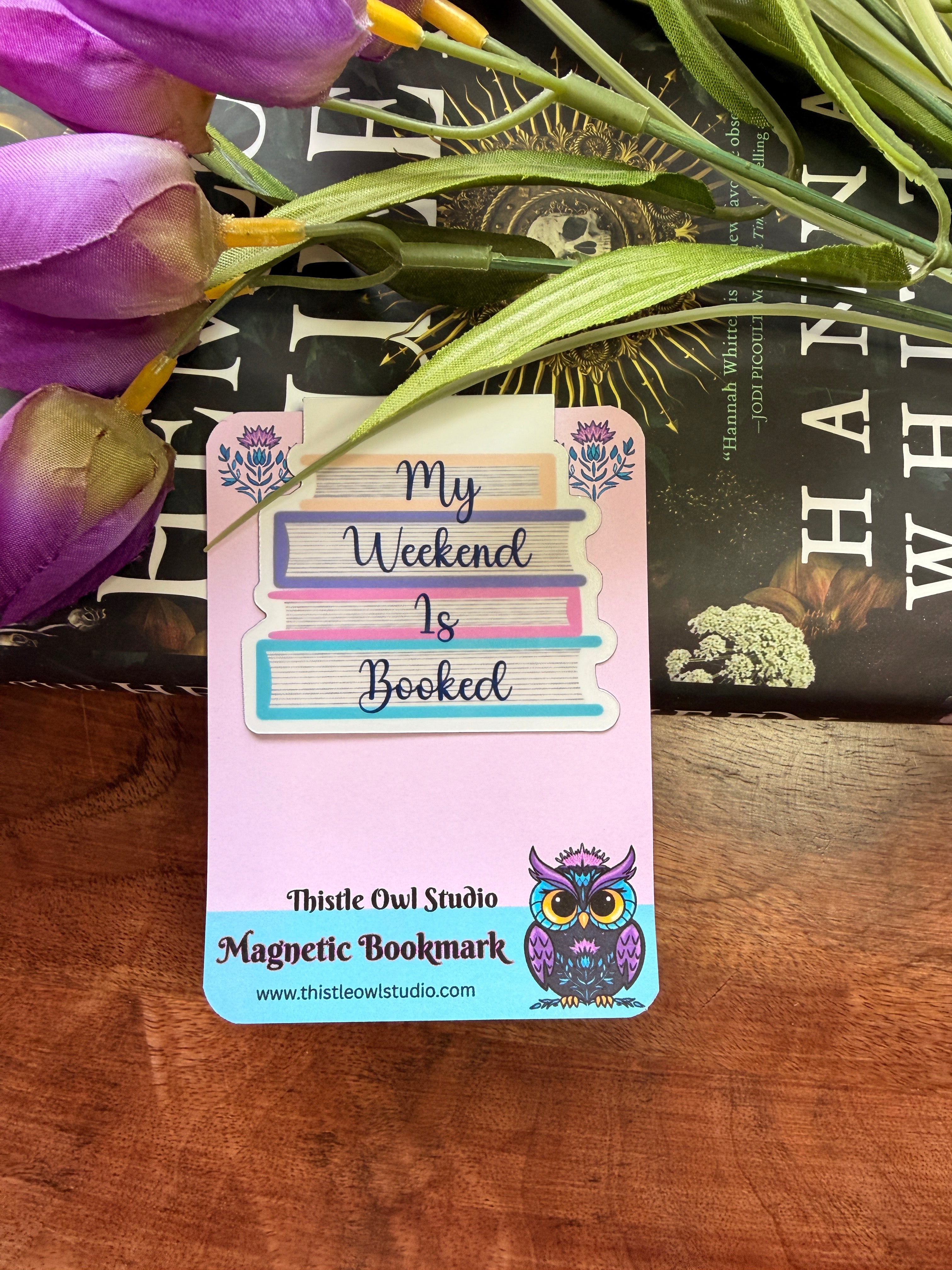 My Weekend is Booked Magnetic Bookmark