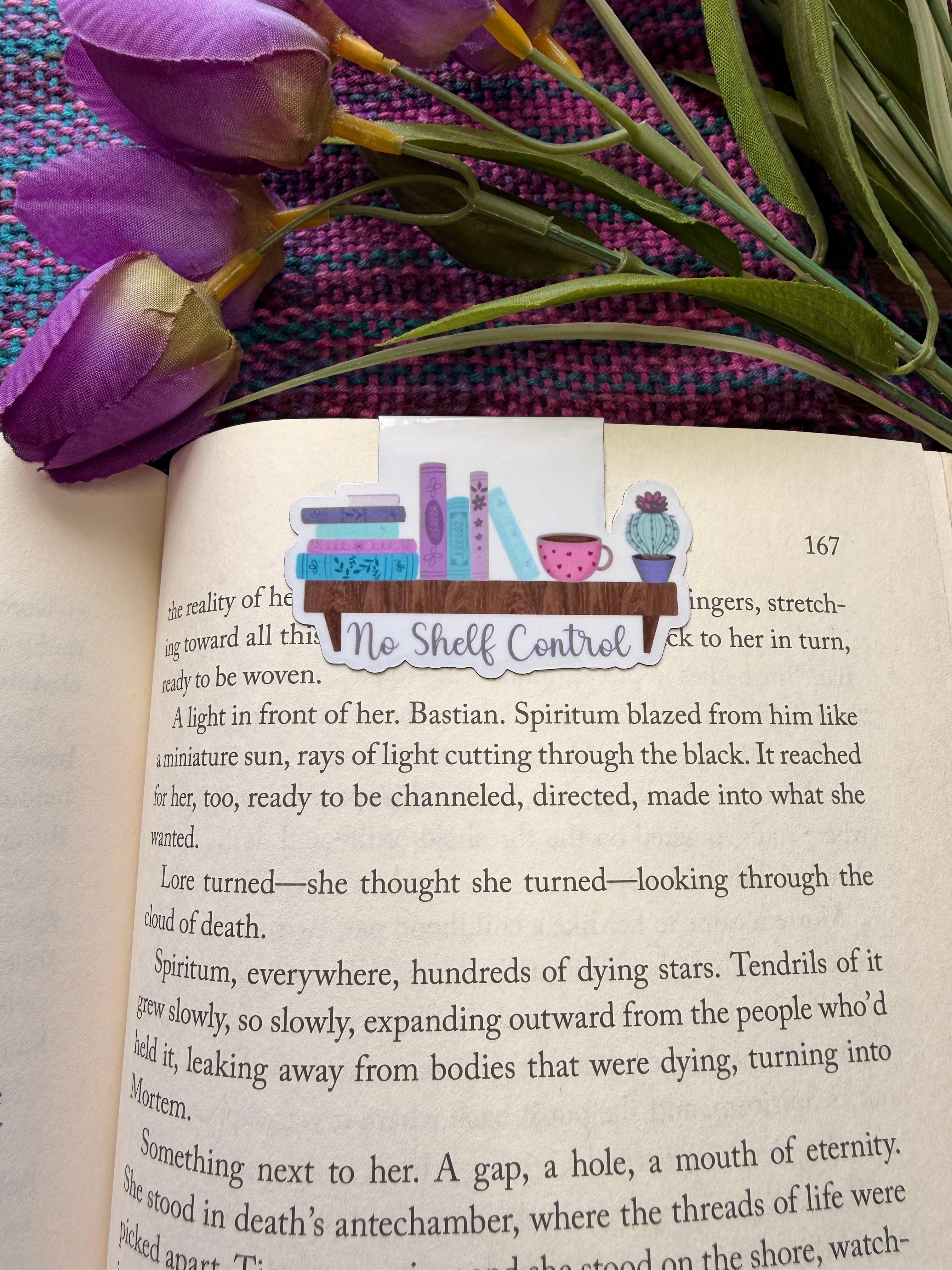 No Shelf Control Magnetic Bookmark