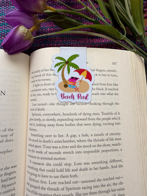 Beach Read Magnetic Bookmark