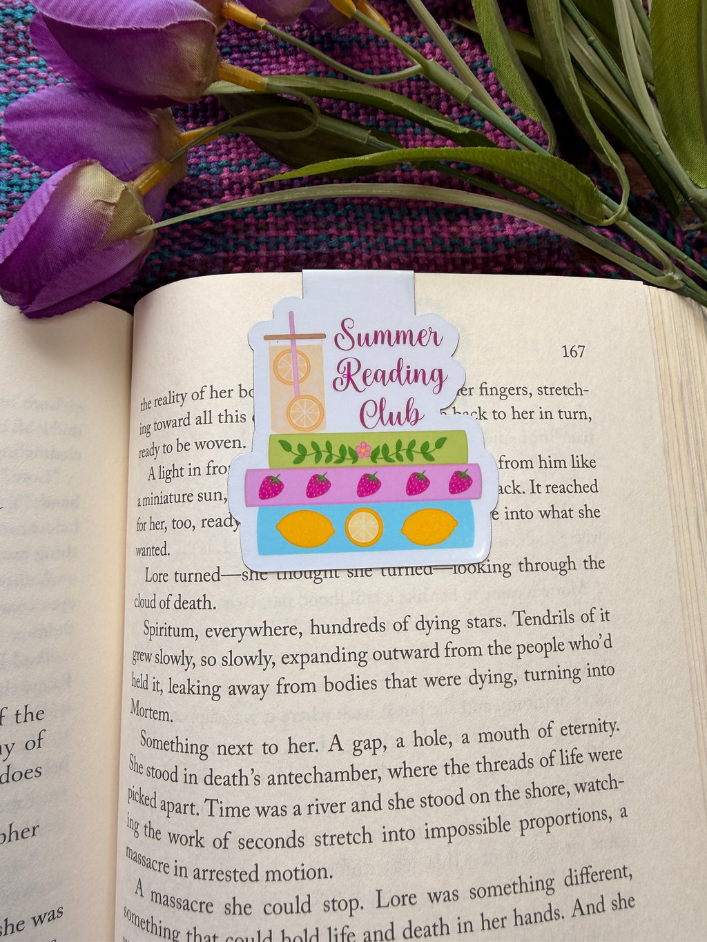 Summer Reading Club Magnetic Bookmark