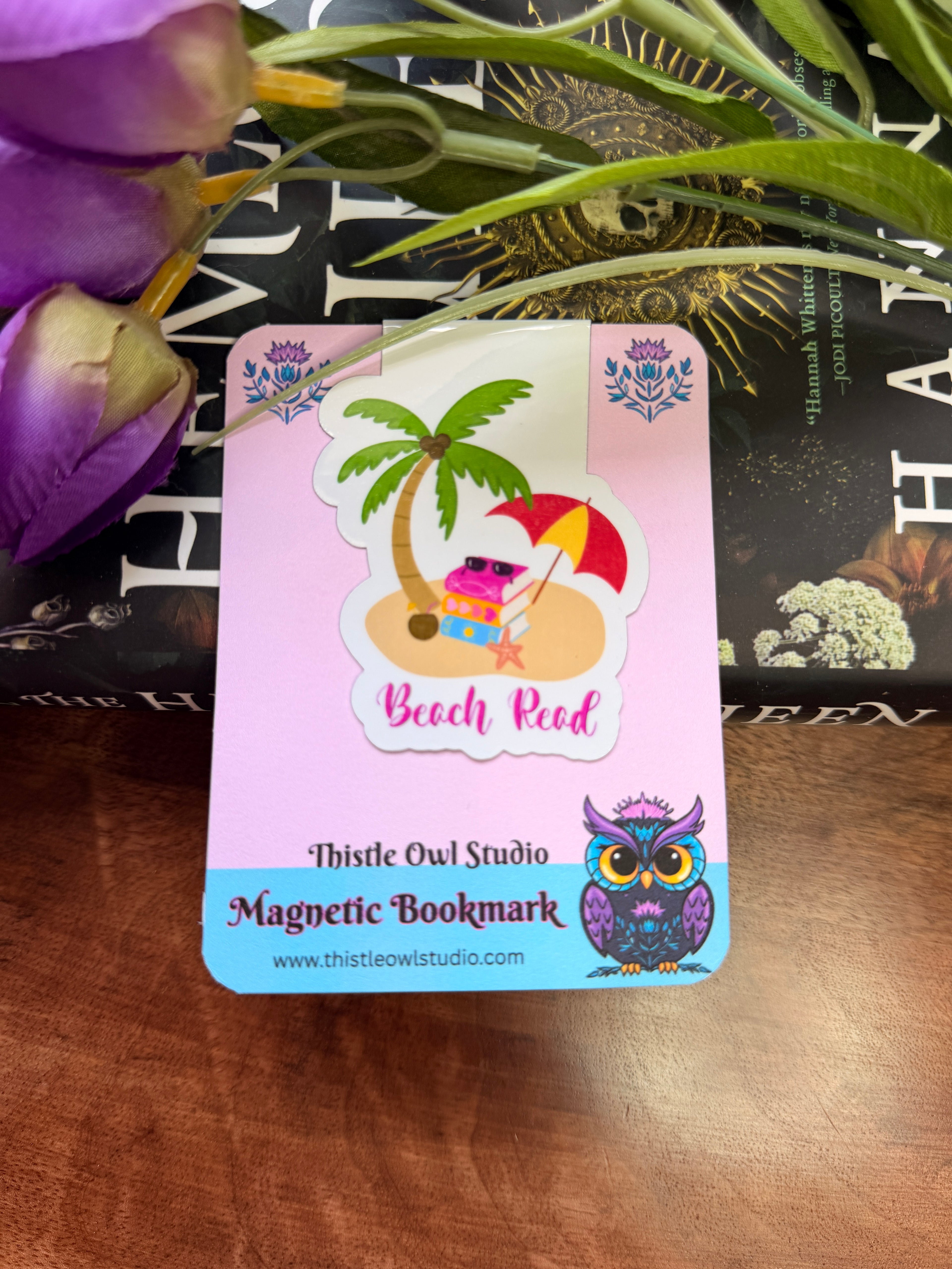Beach Read Magnetic Bookmark