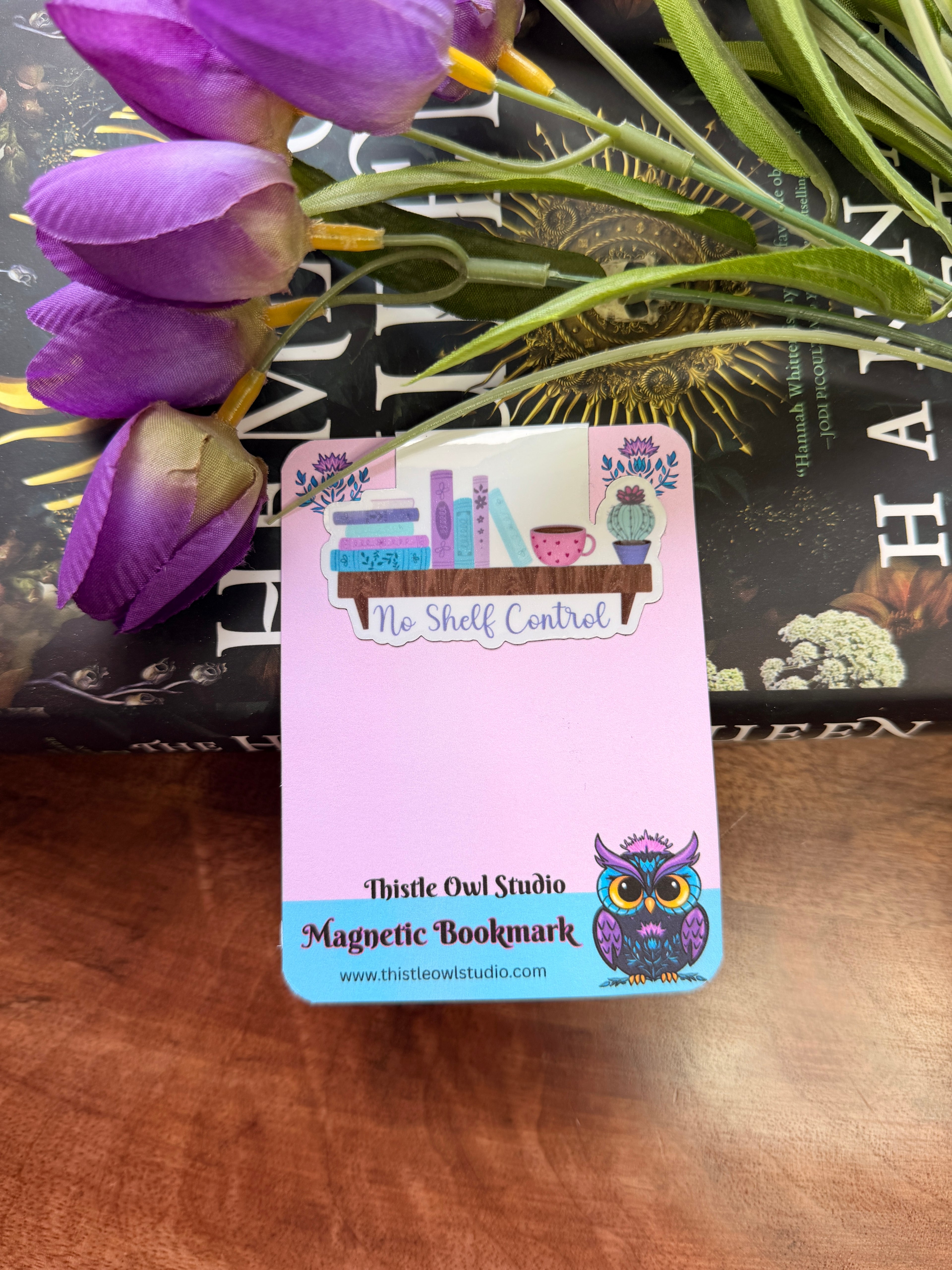 No Shelf Control Magnetic Bookmark