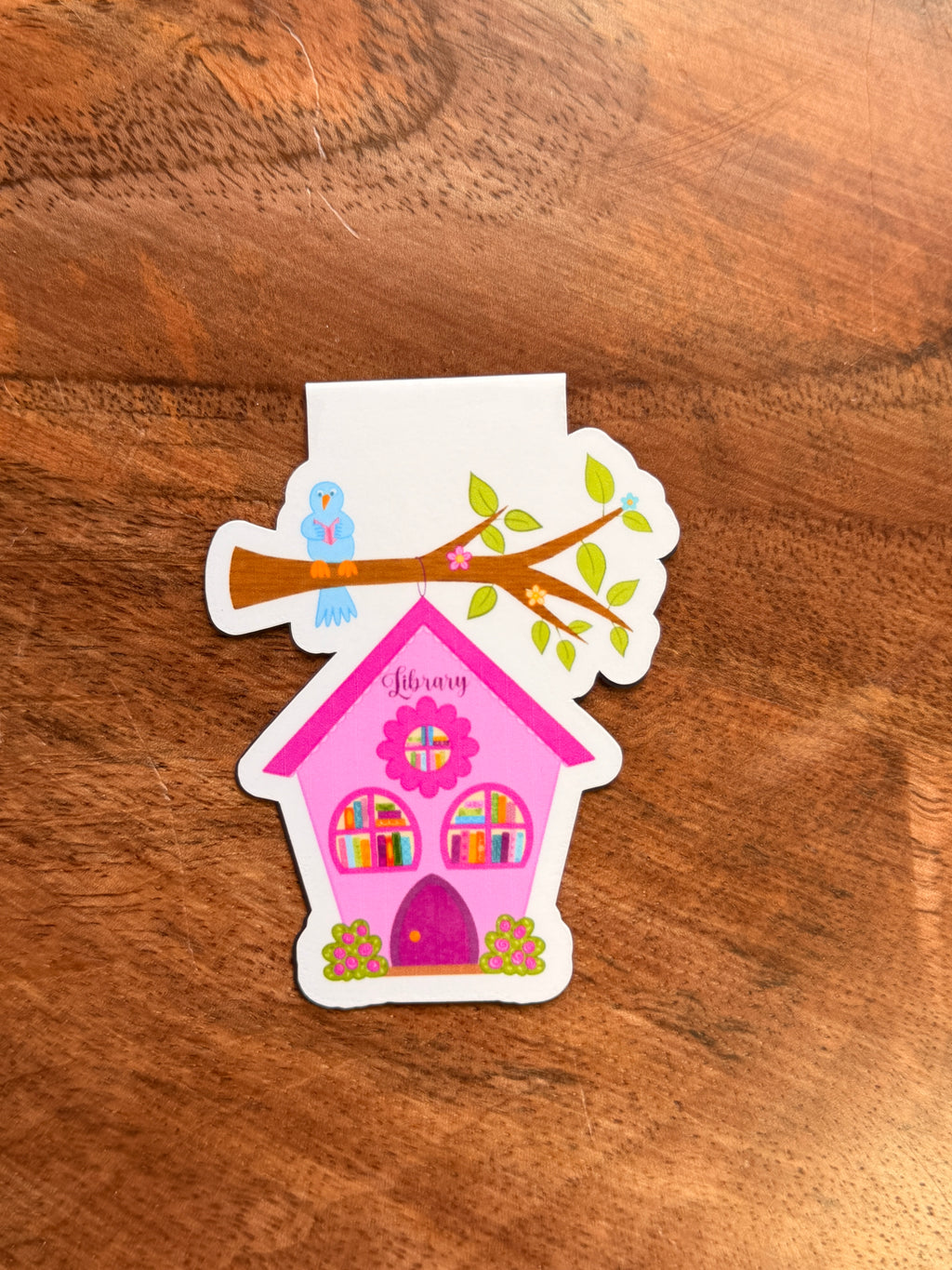 Library Birdhouse Magnetic Bookmark