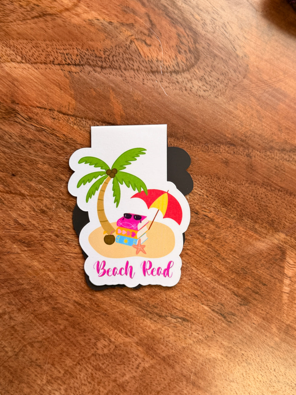 Beach Read Magnetic Bookmark