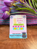 Summer Reading Club Magnetic Bookmark