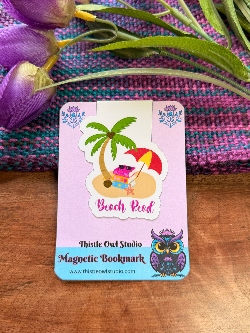 Beach Read Magnetic Bookmark
