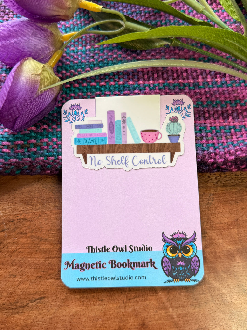 No Shelf Control Magnetic Bookmark