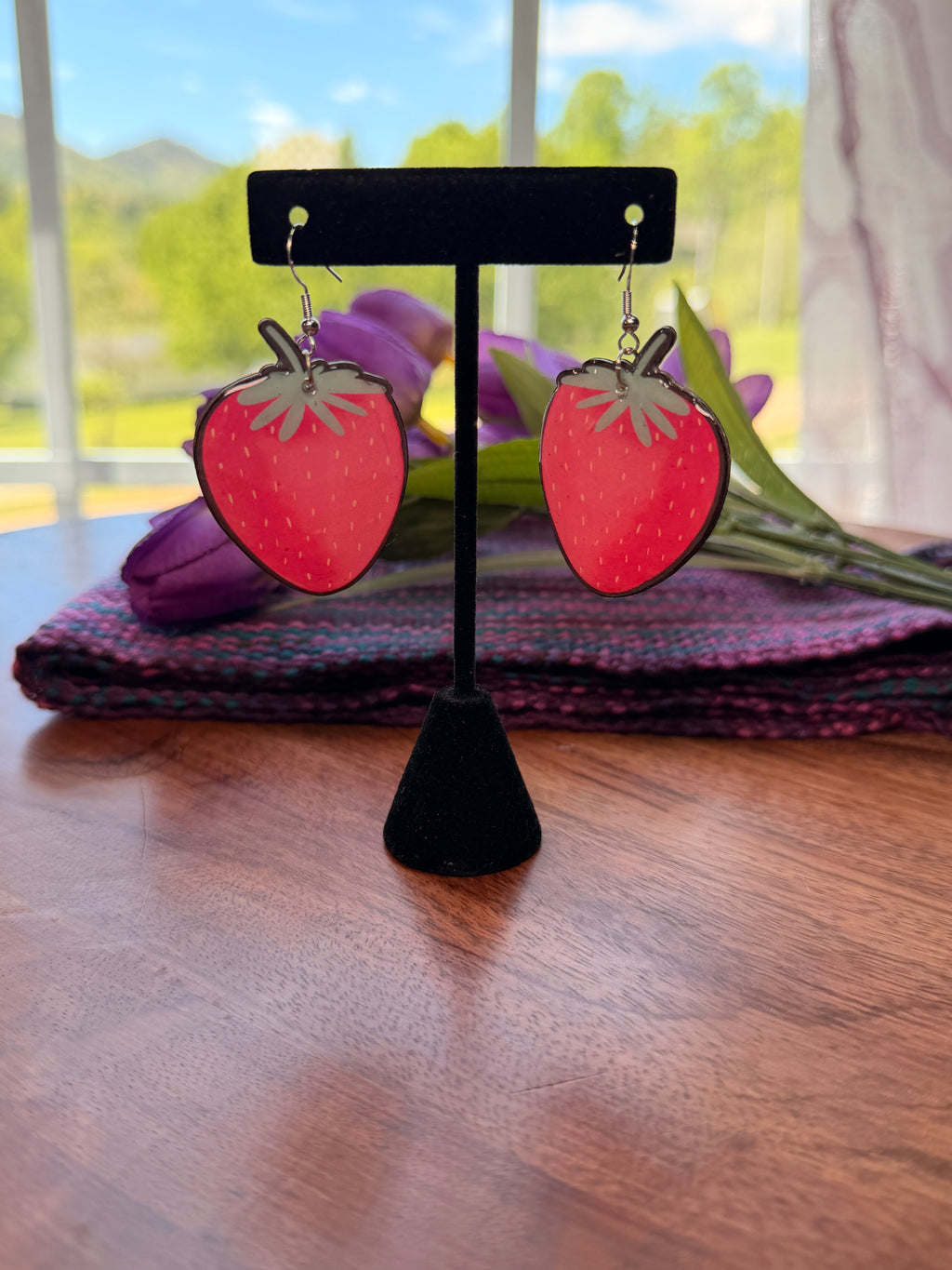 Strawberry Dangle Earrings
