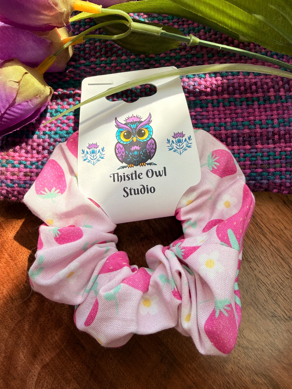 Strawberry Scrunchie