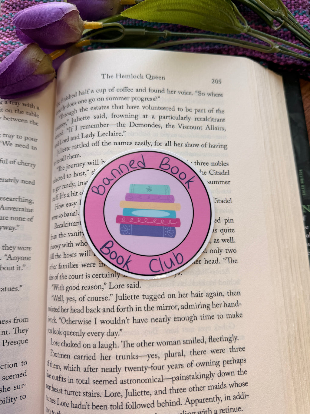 Banned Book Book Club Sticker