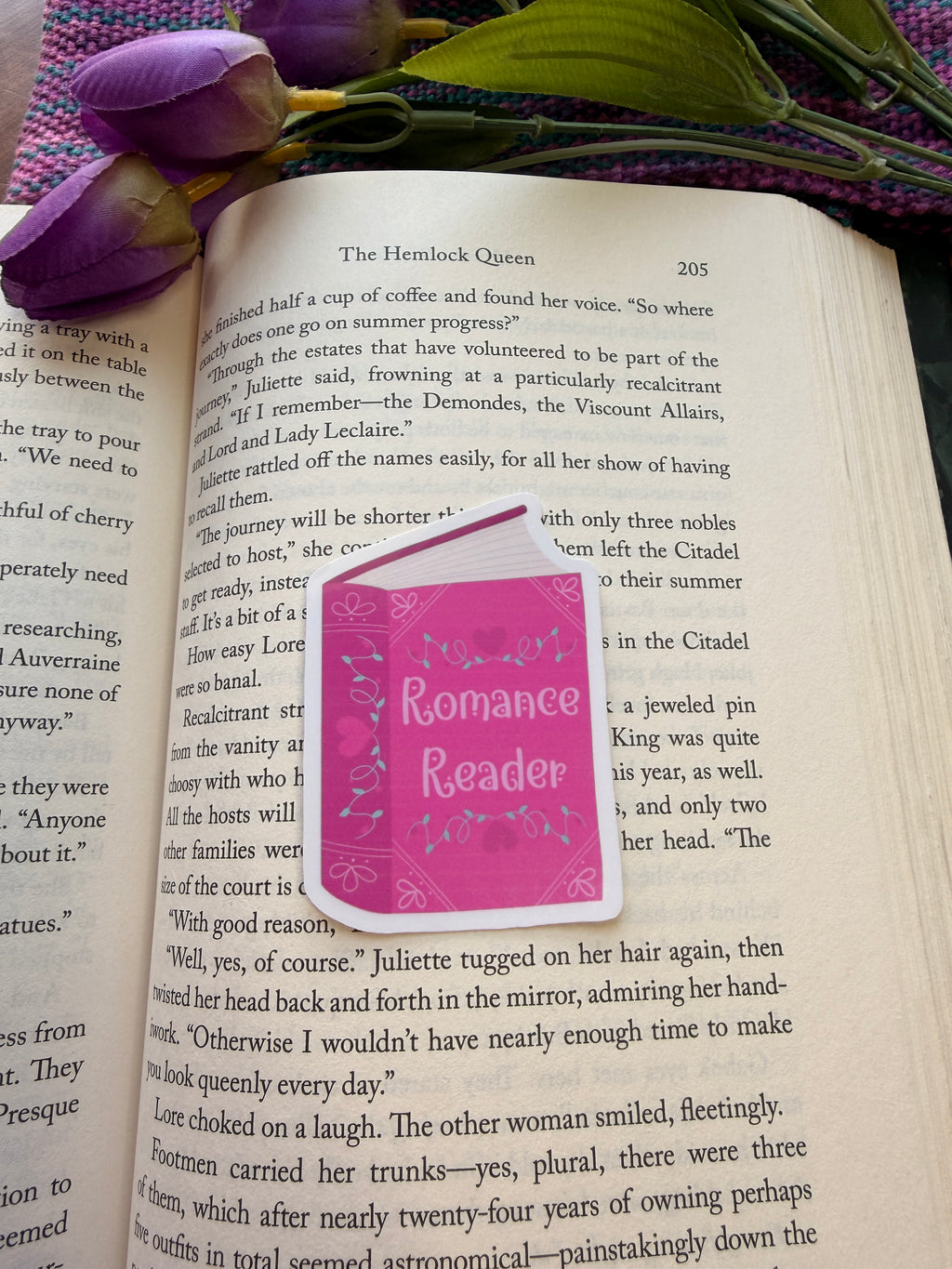 Romance Reader Sticker