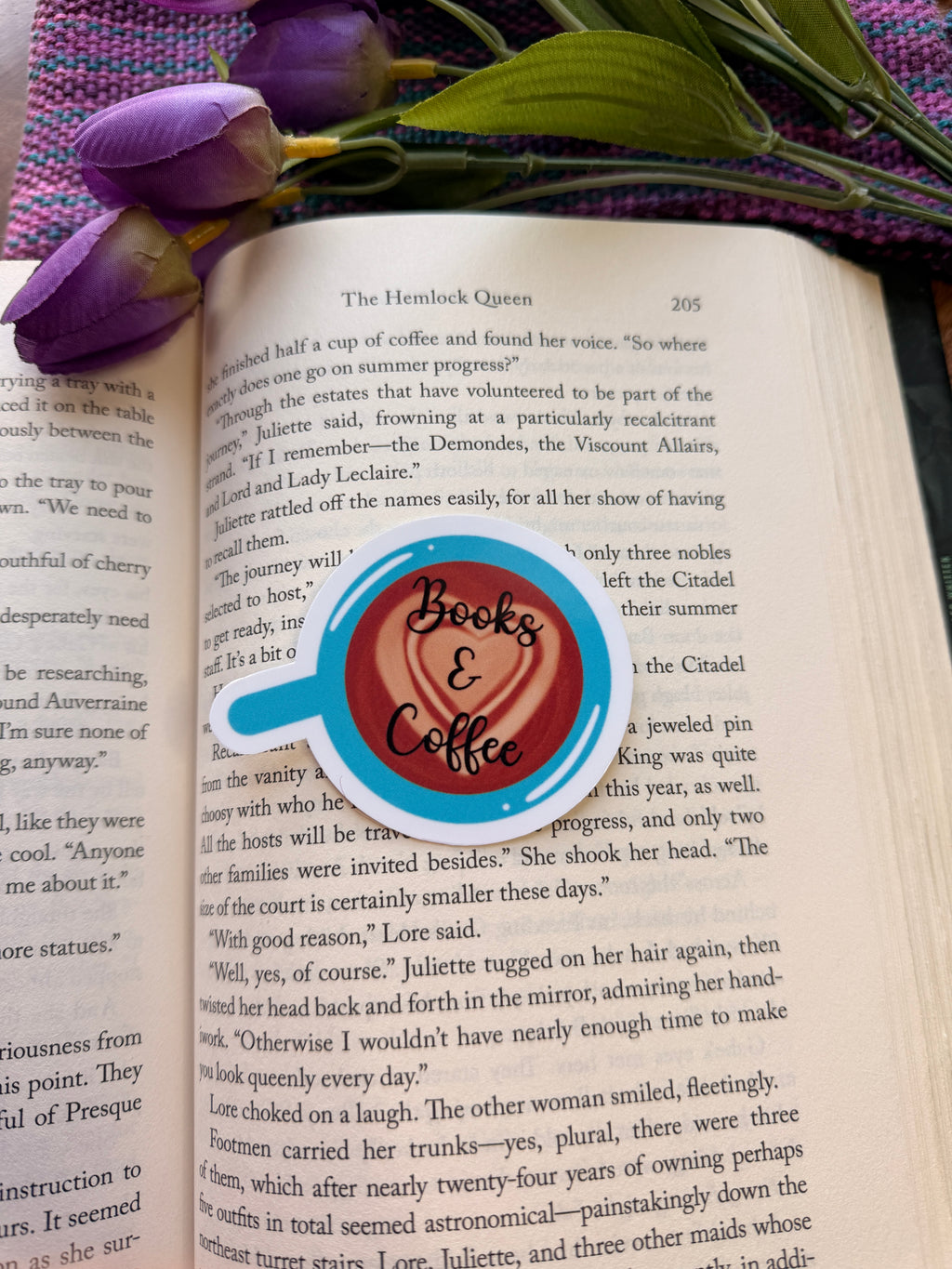 Books & Coffee Sticker