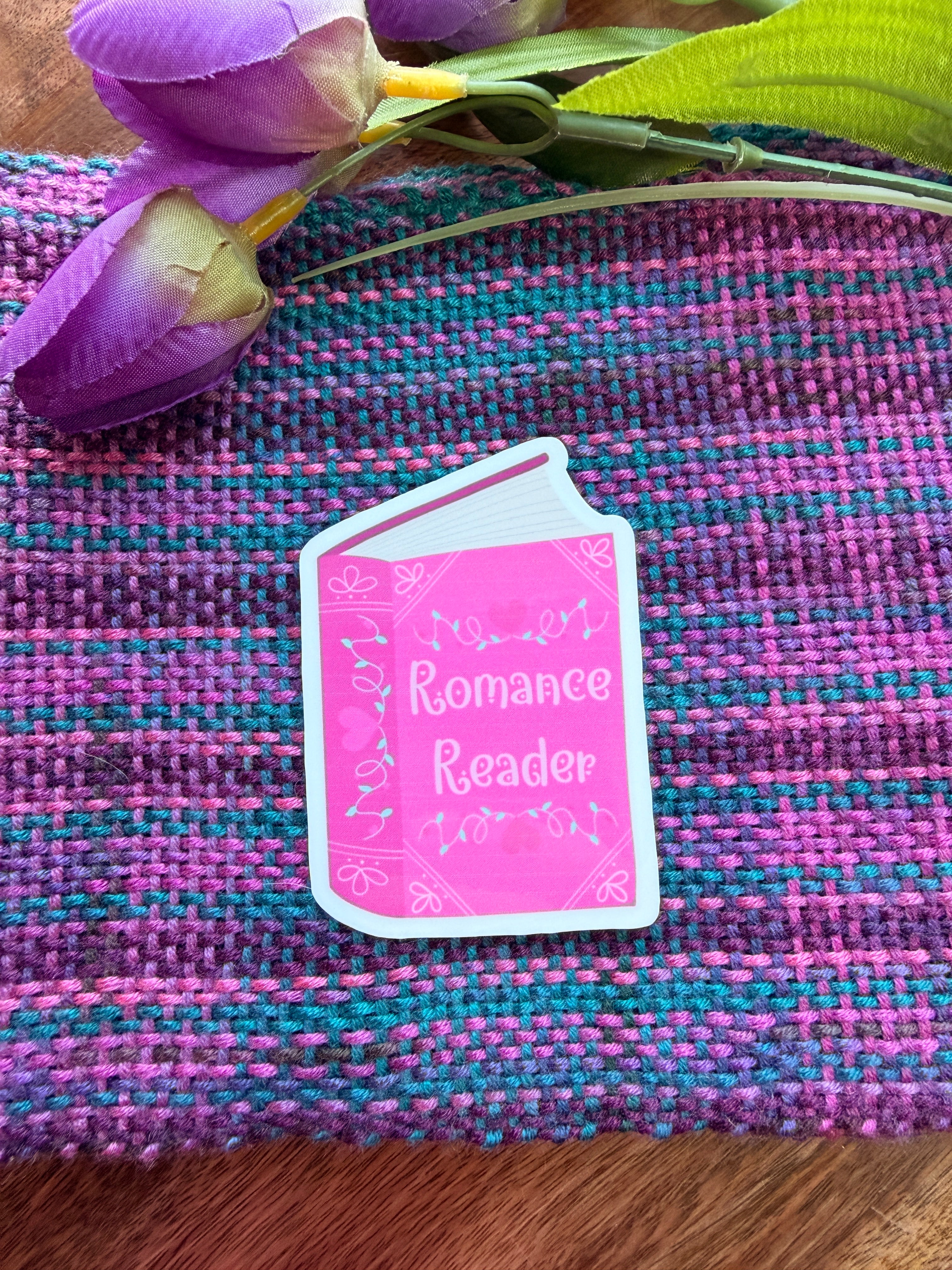 Romance Reader Sticker