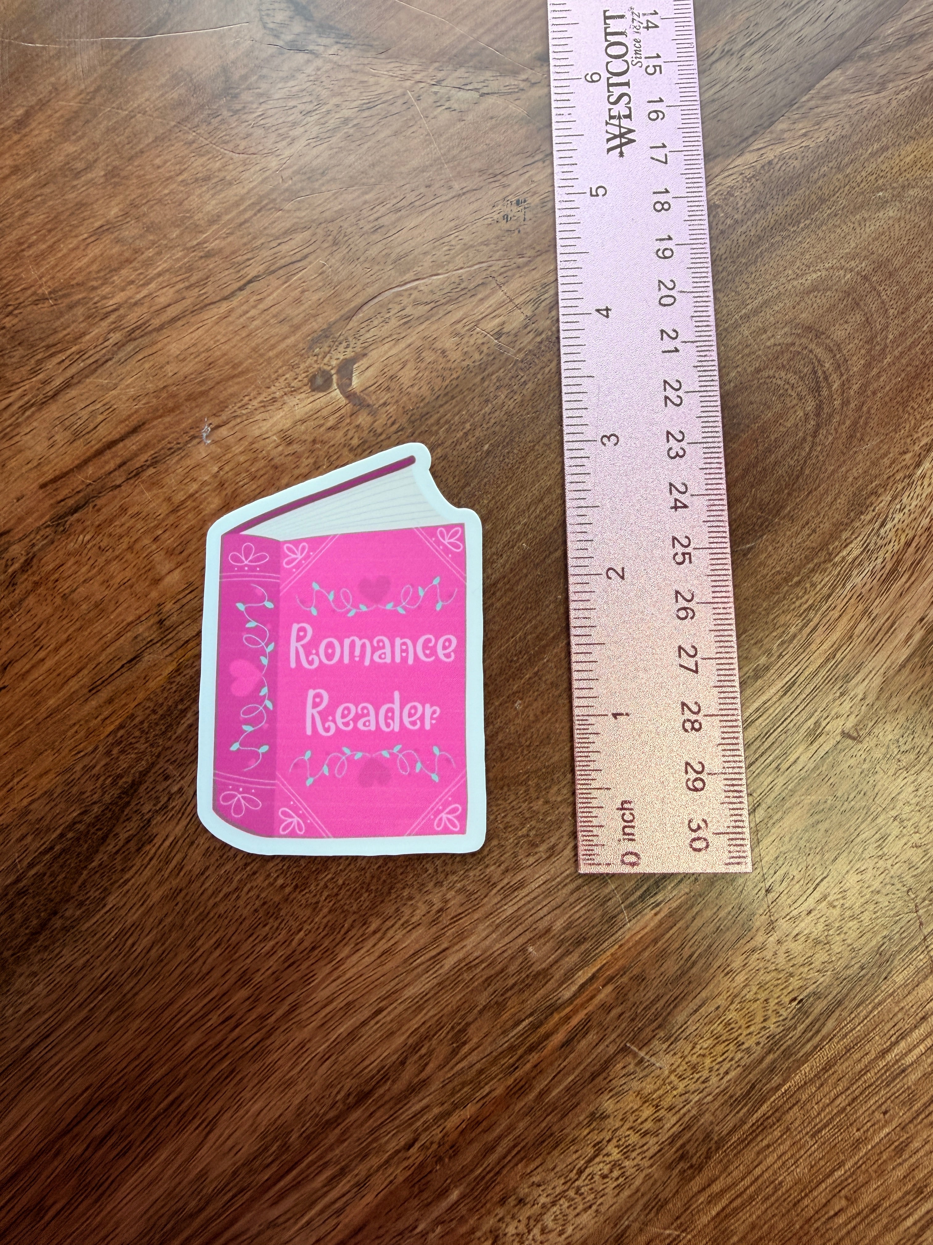 Romance Reader Sticker