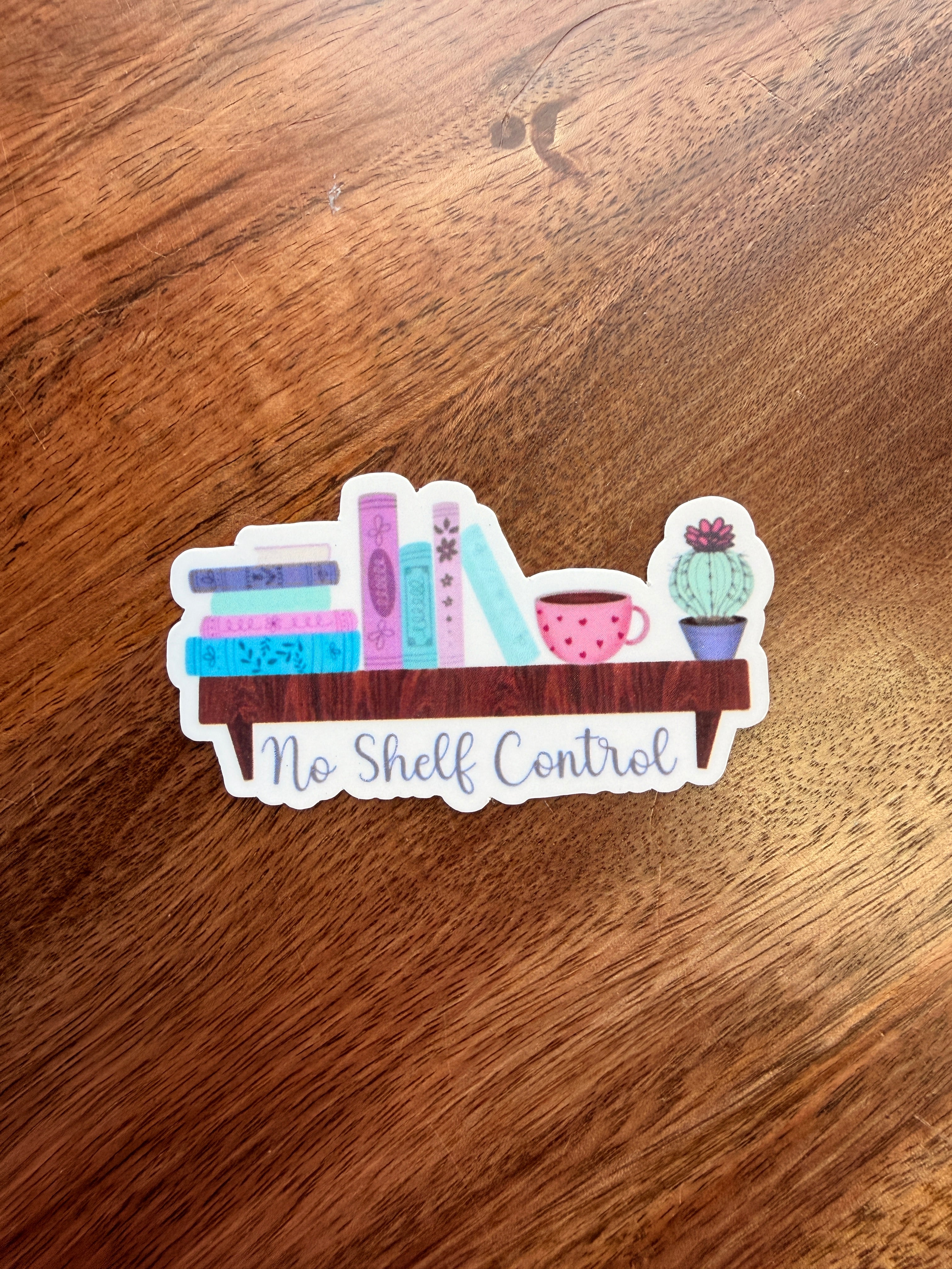 No Shelf Control Sticker Book Shelf Sticker