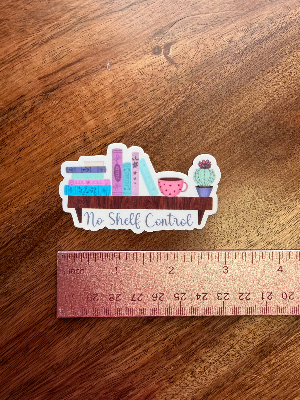 No Shelf Control Sticker Book Shelf Sticker