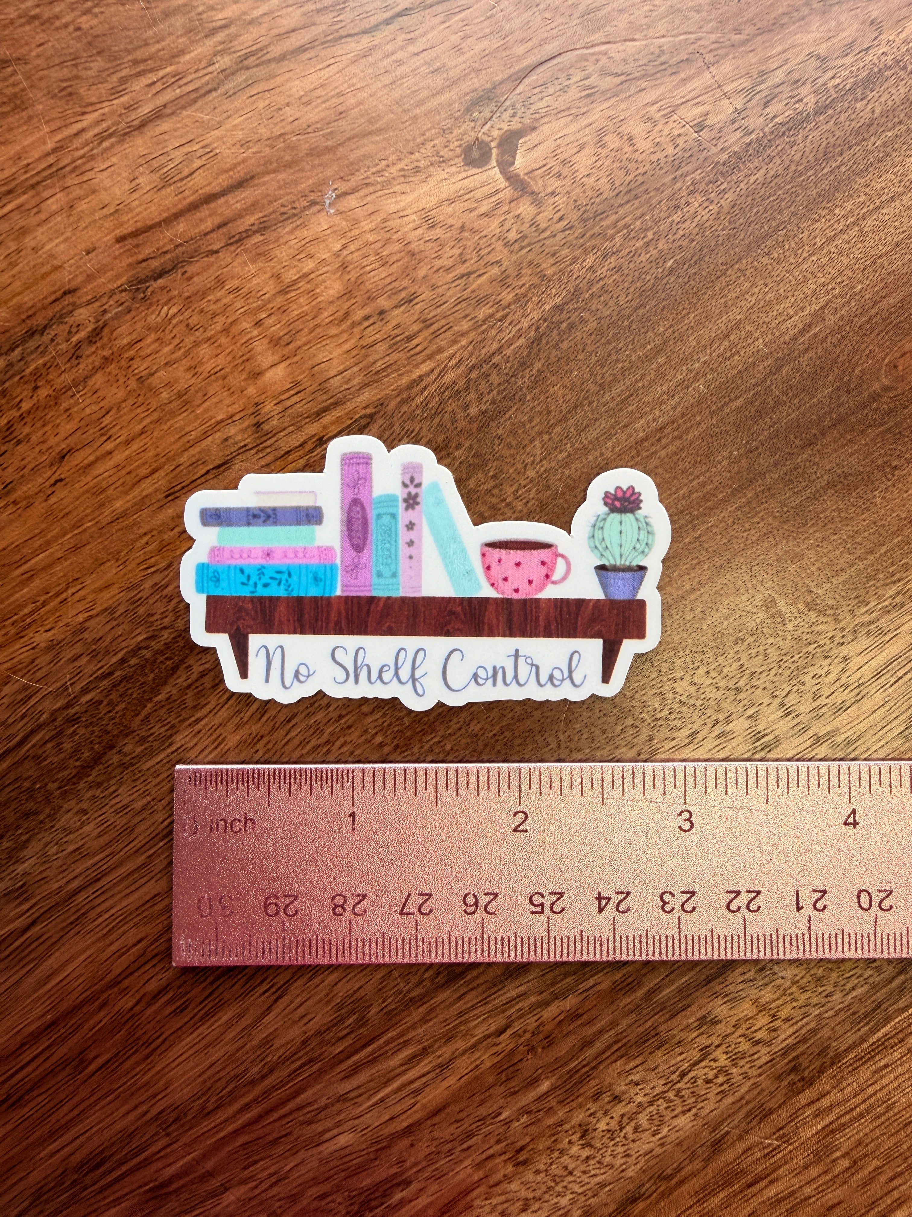 No Shelf Control Sticker Book Shelf Sticker
