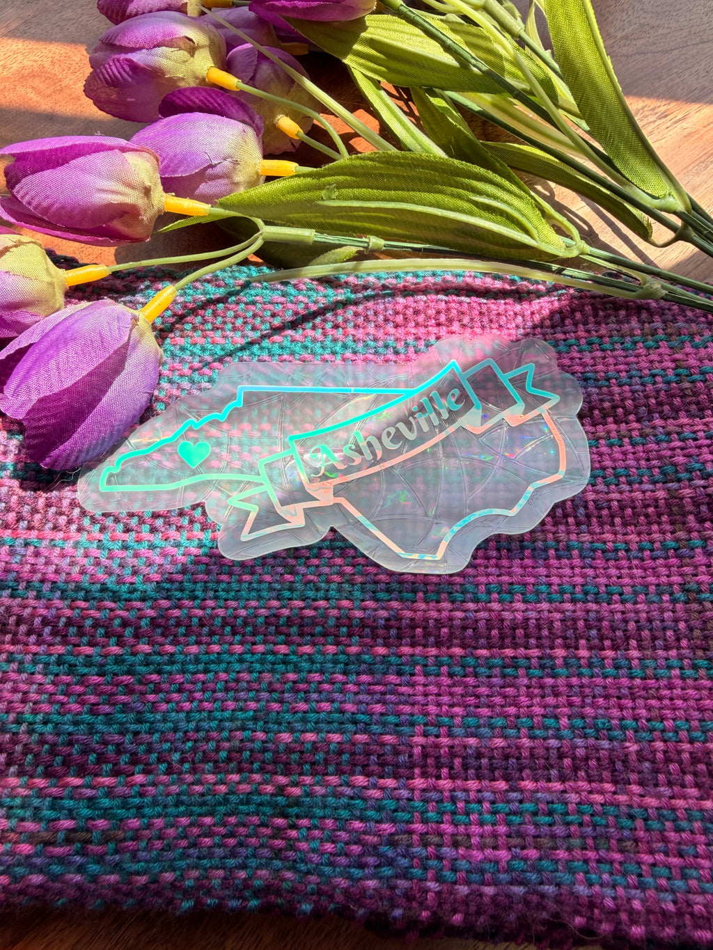Asheville, NC Suncatcher Decal