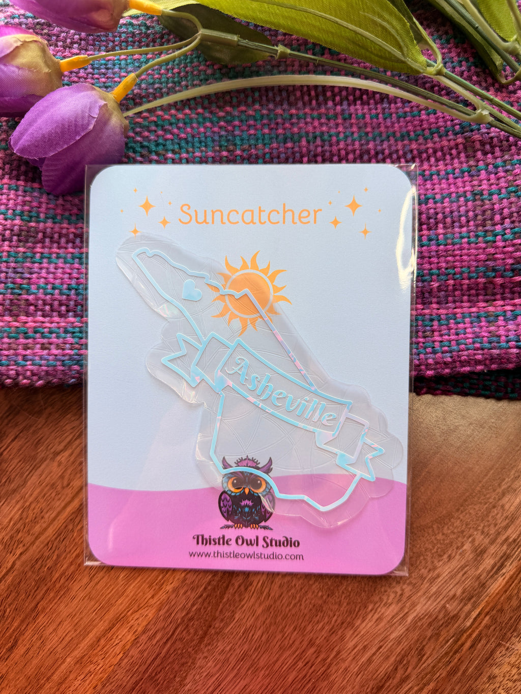 Asheville, NC Suncatcher Decal