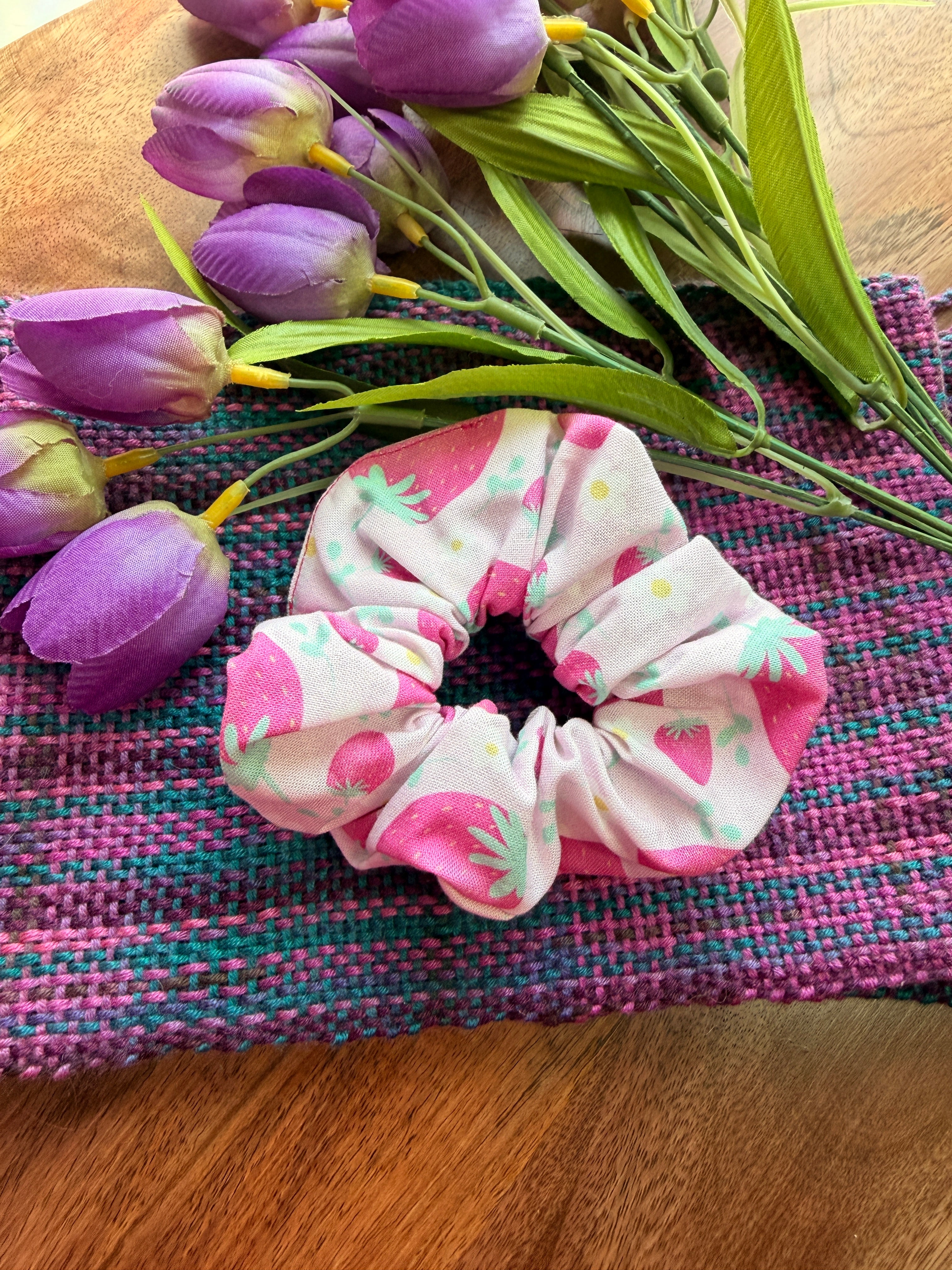 Strawberry Scrunchie