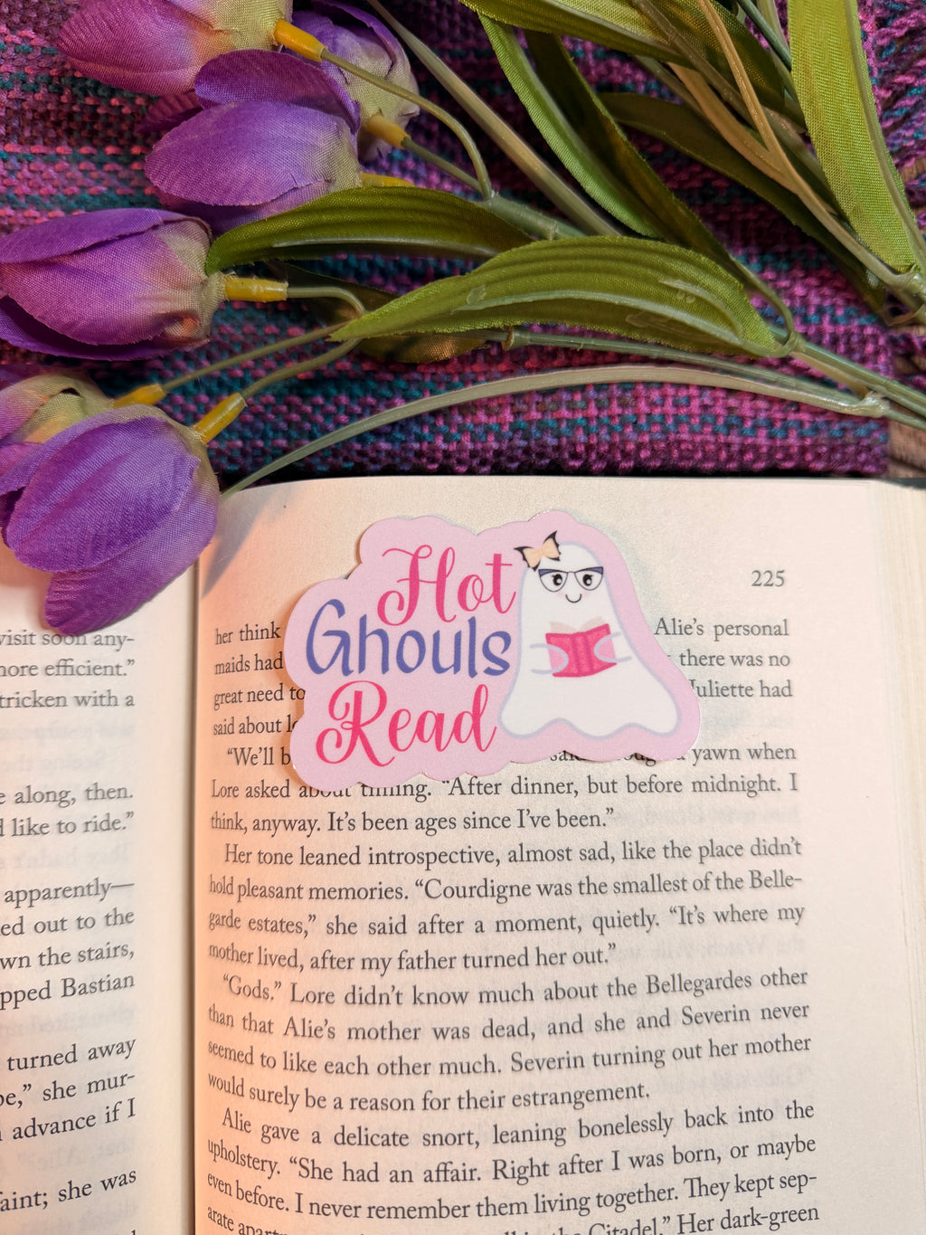 Hot Ghouls Read Sticker