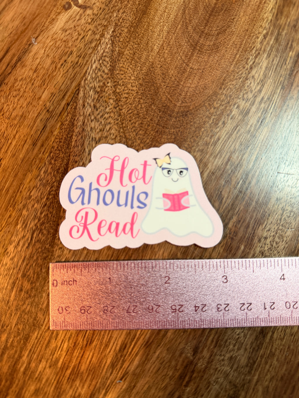 Hot Ghouls Read Sticker