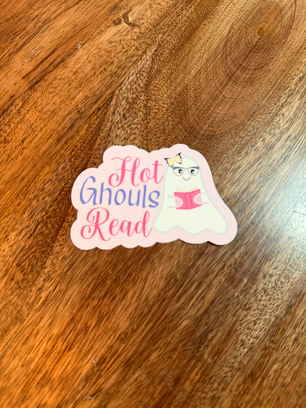 Hot Ghouls Read Sticker