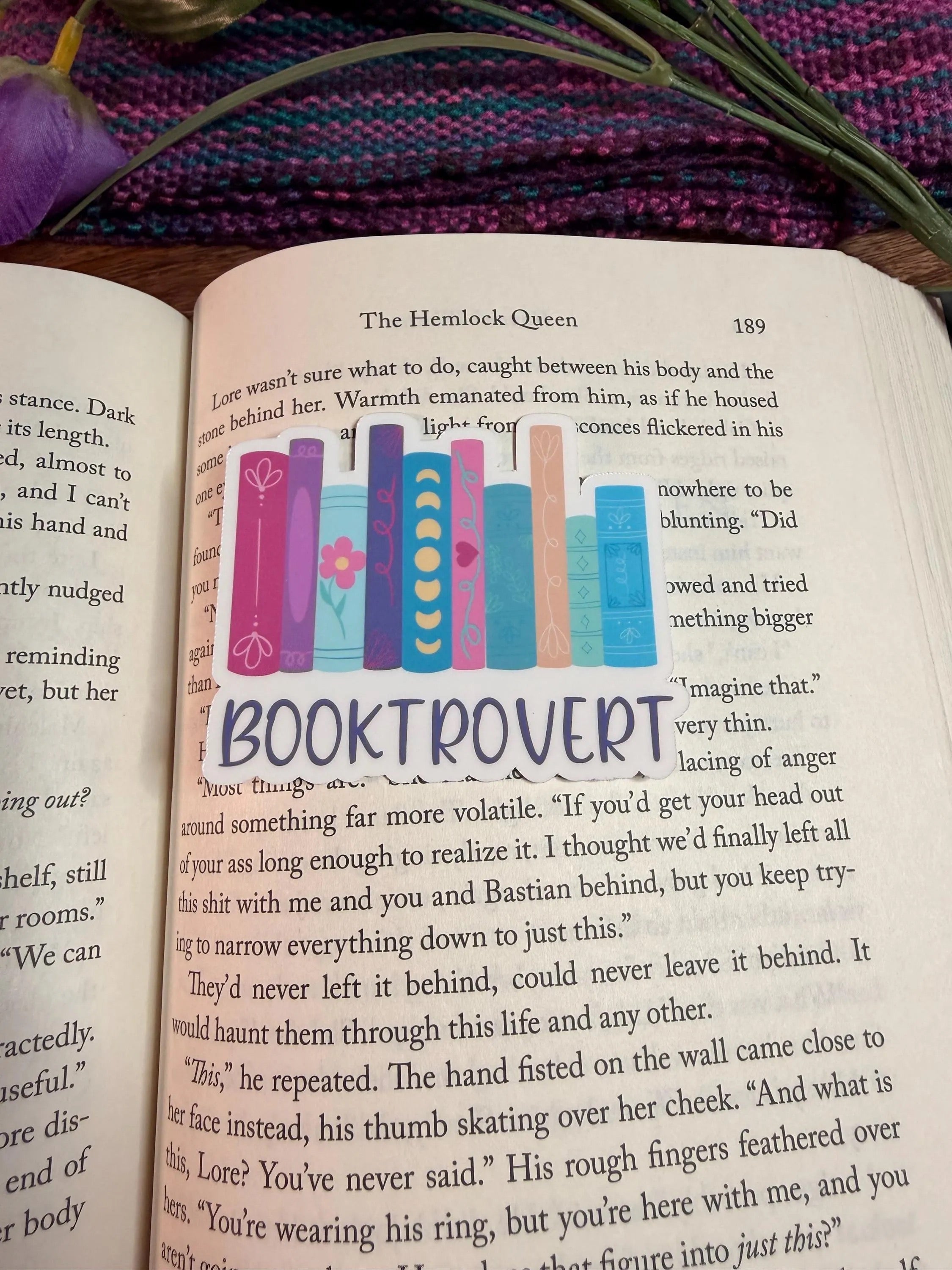 Booktrovert Vinyl Sticker
