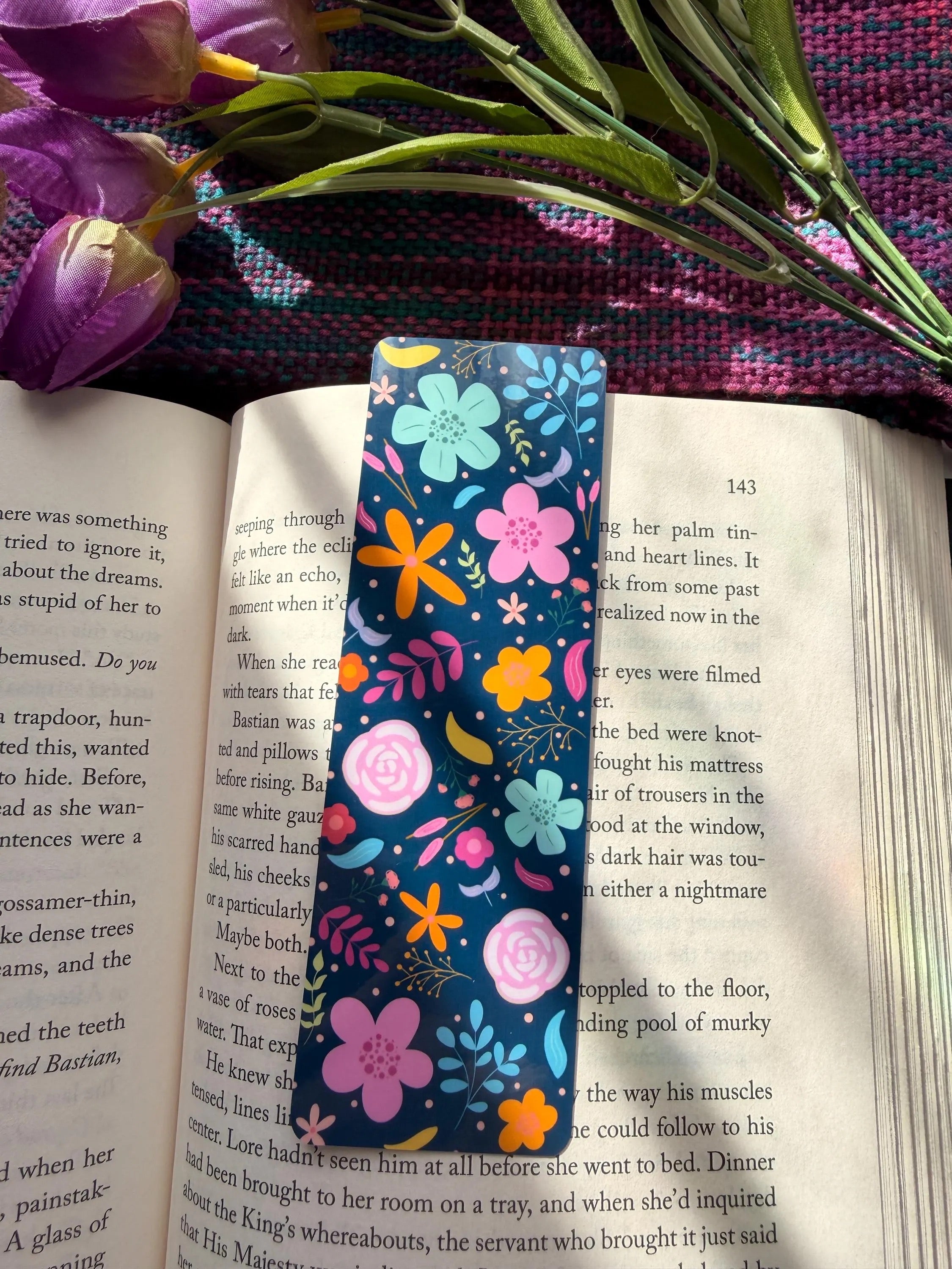 Ditzy Floral Bookmark