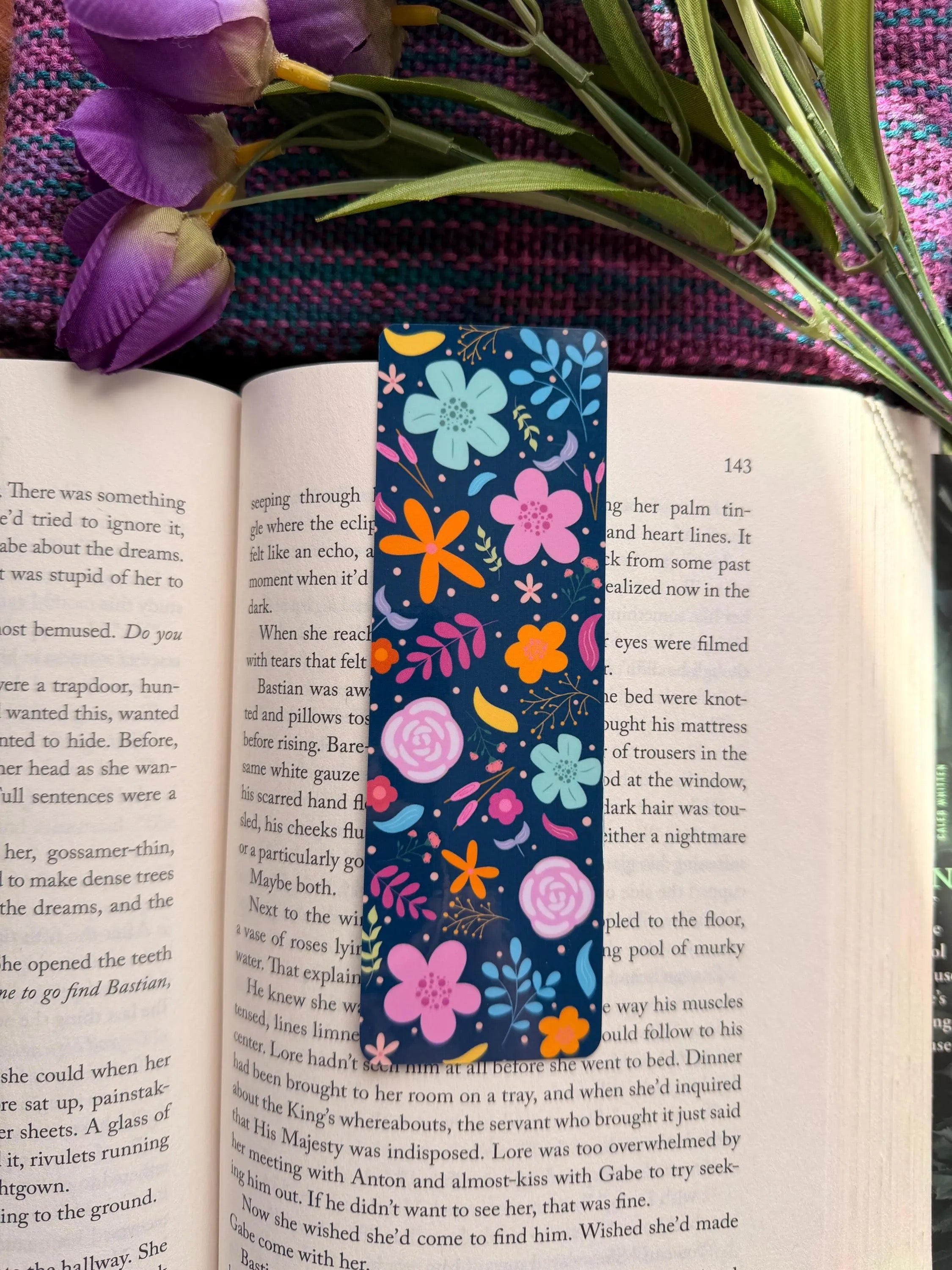 Ditzy Floral Bookmark