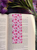 Pink Strawberry Pattern Bookmark