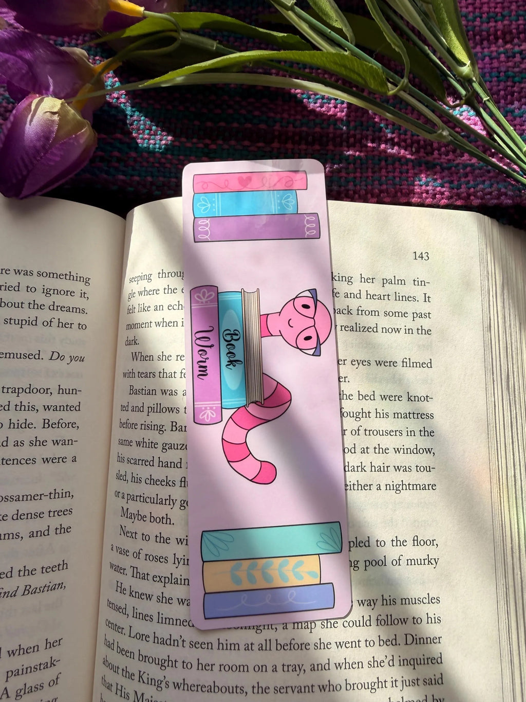 Bookworm Bookmark