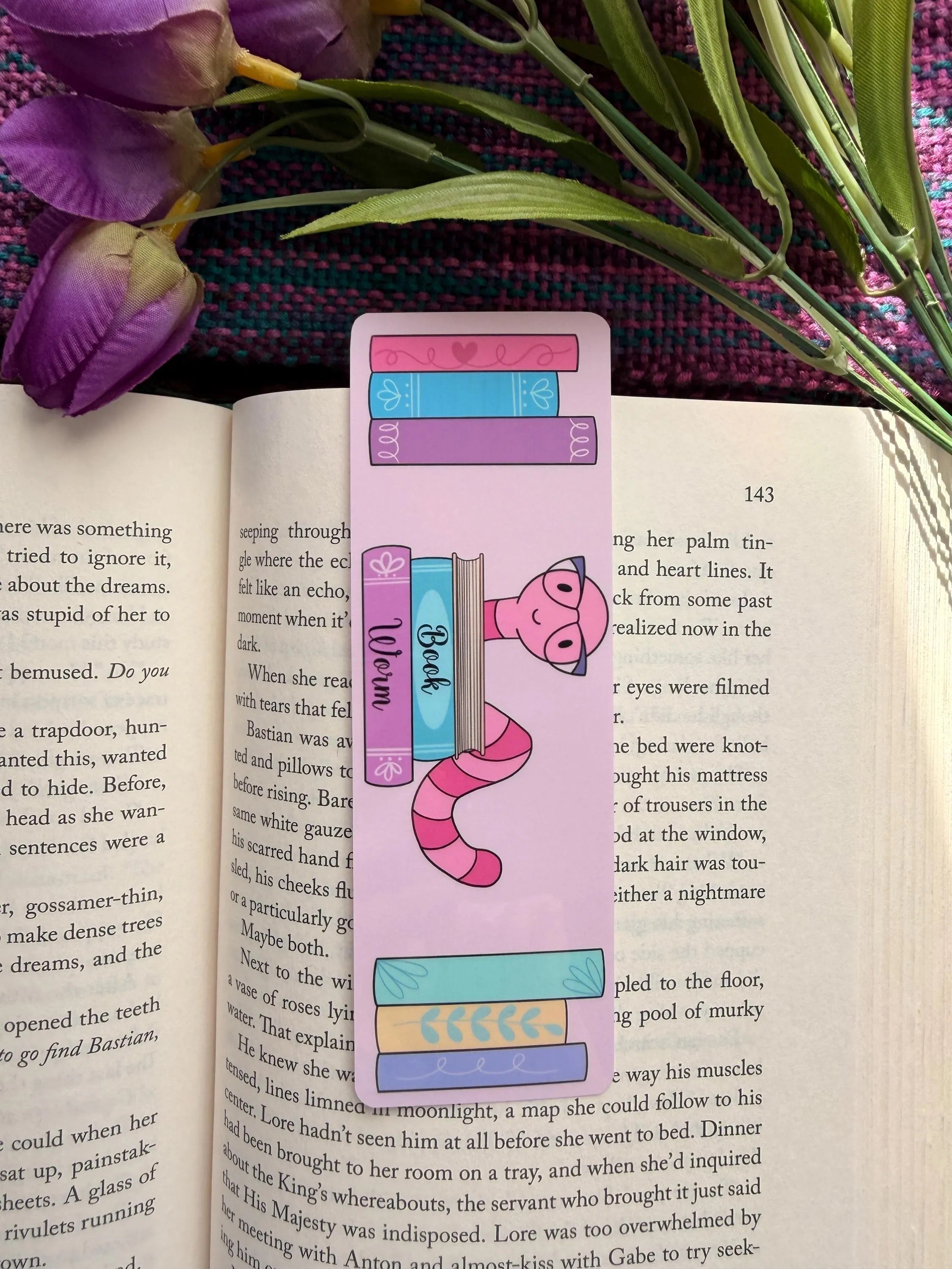 Bookworm Bookmark