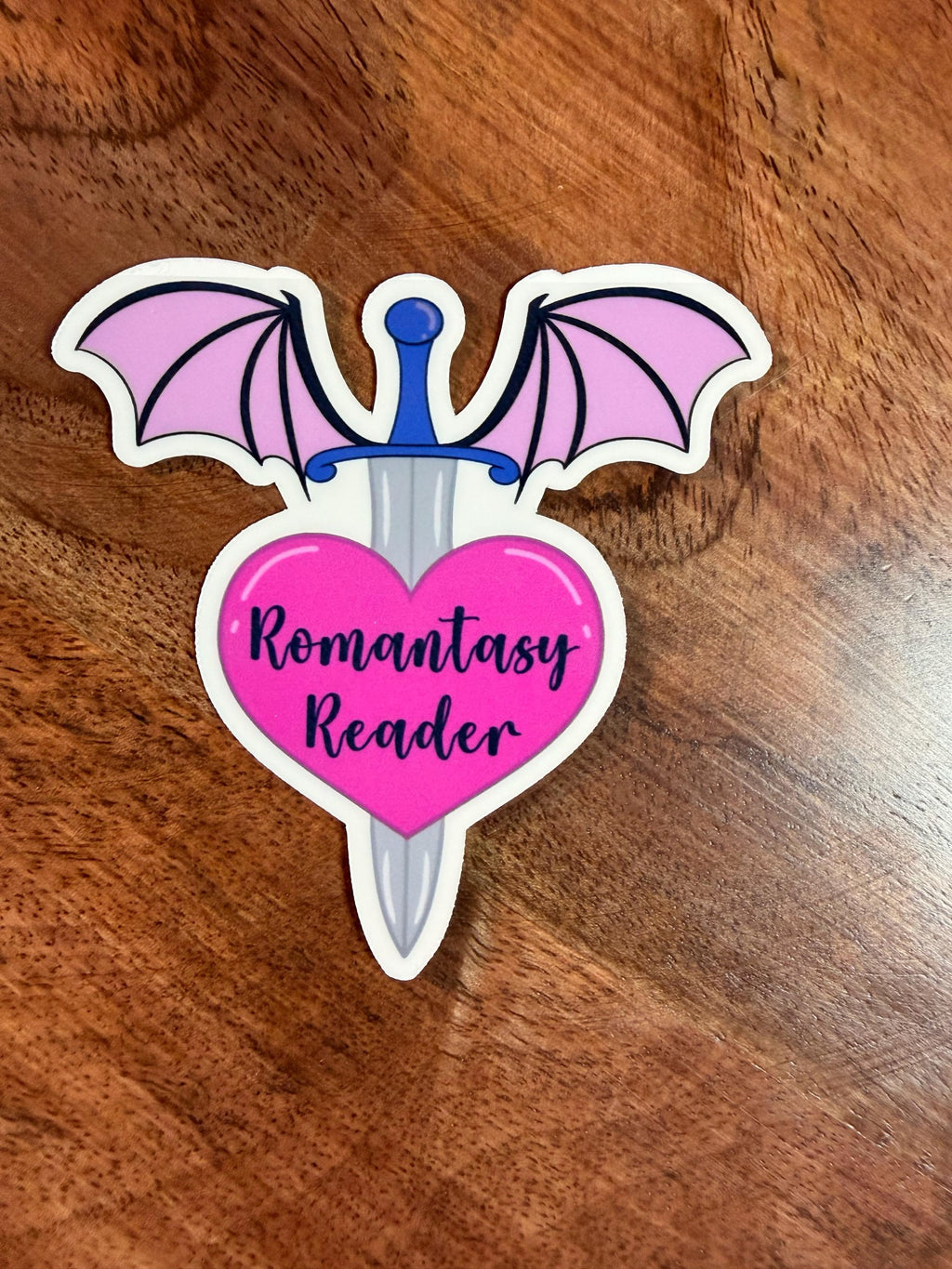 Romantasy Reader Vinyl Sticker
