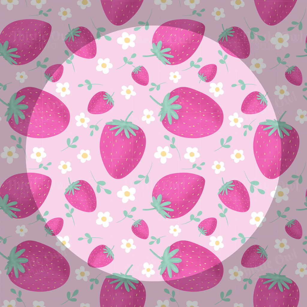 Strawberry Scrunchie
