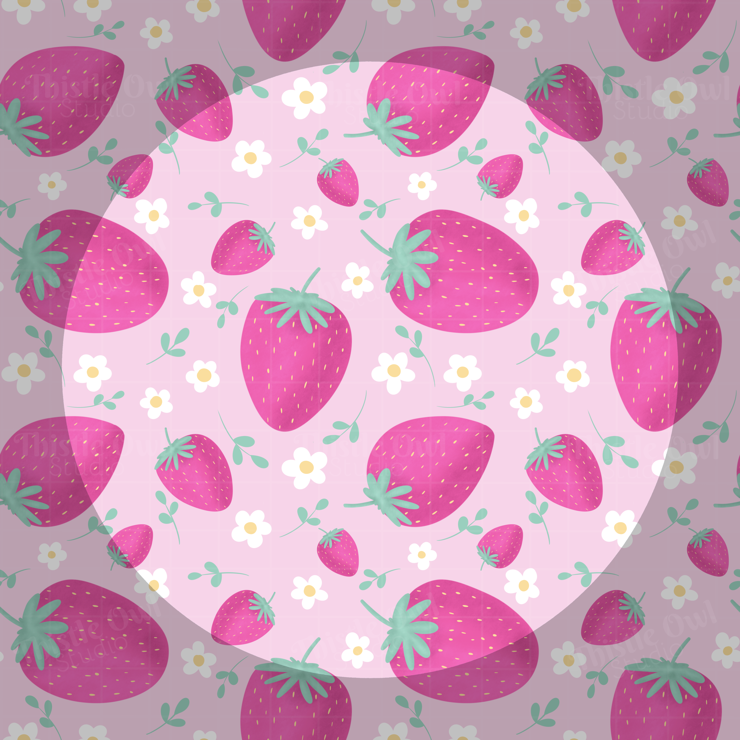 Strawberry Scrunchie